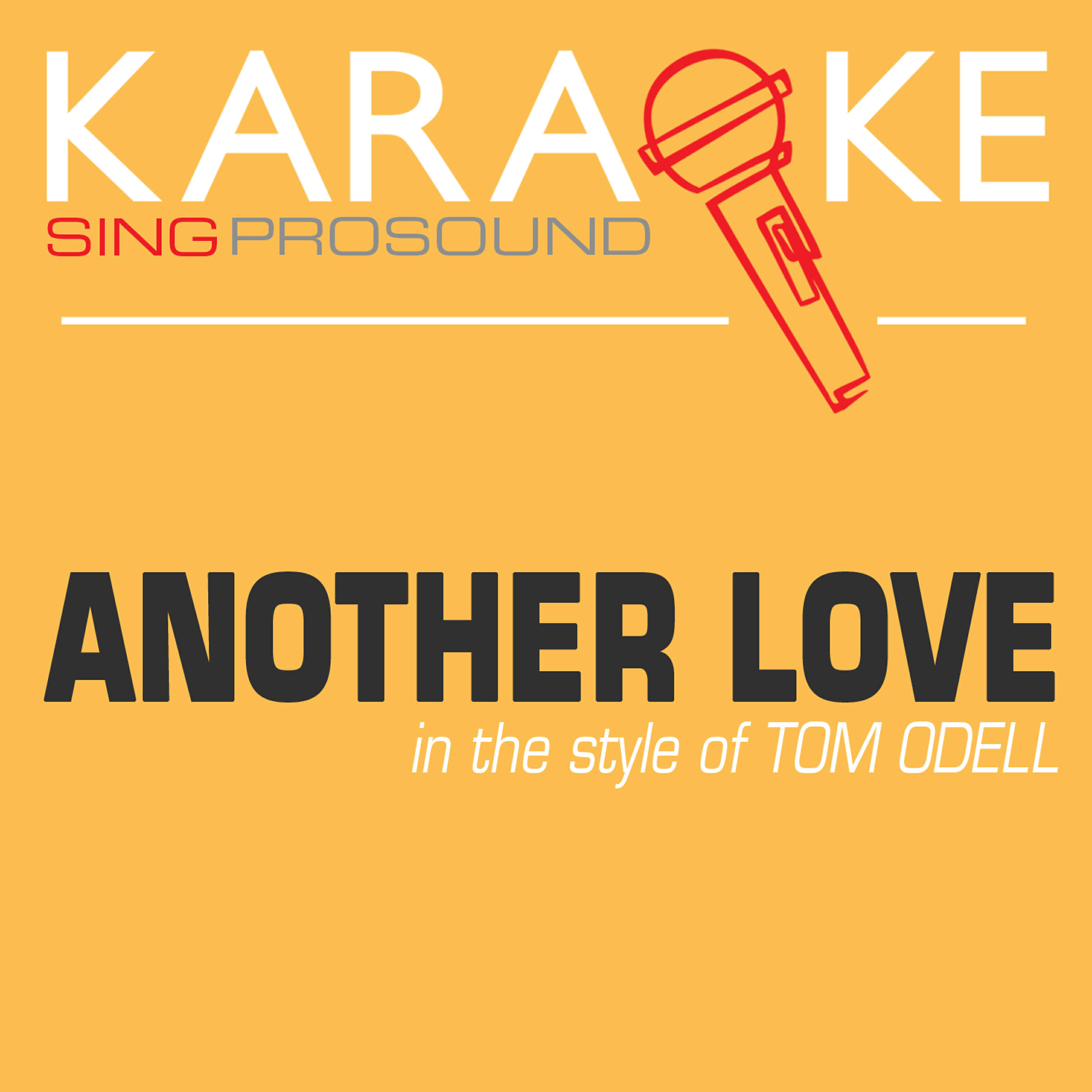 Релиз Another Love (In the Style of Tom Odell) [Karaoke with Background Vocal]
