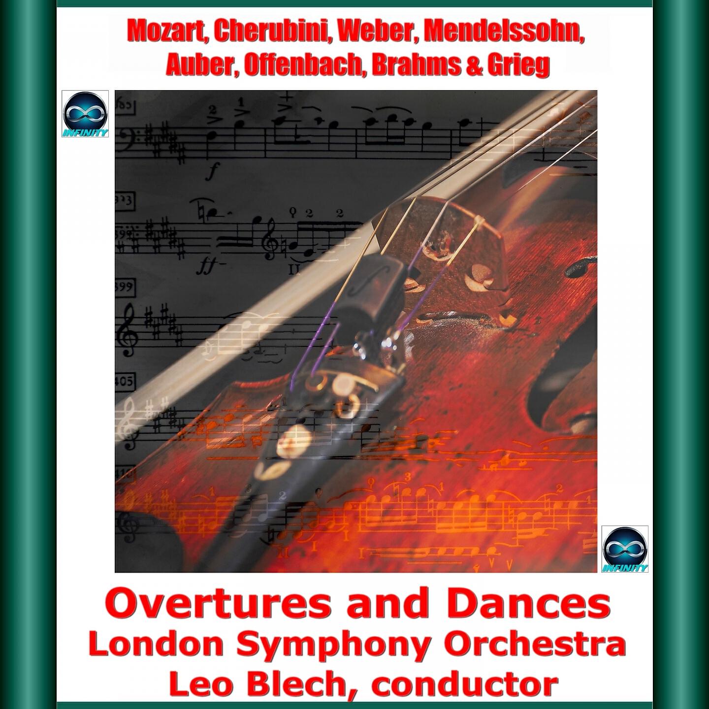 Релиз Mozart, Cherubini, Weber, Mendelssohn, Auber, Offenbach, Brahms & Grieg: Overtures and Dances