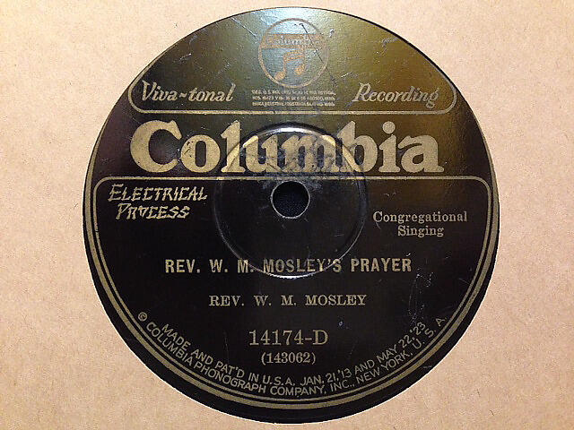Rev. W. M. Mosley