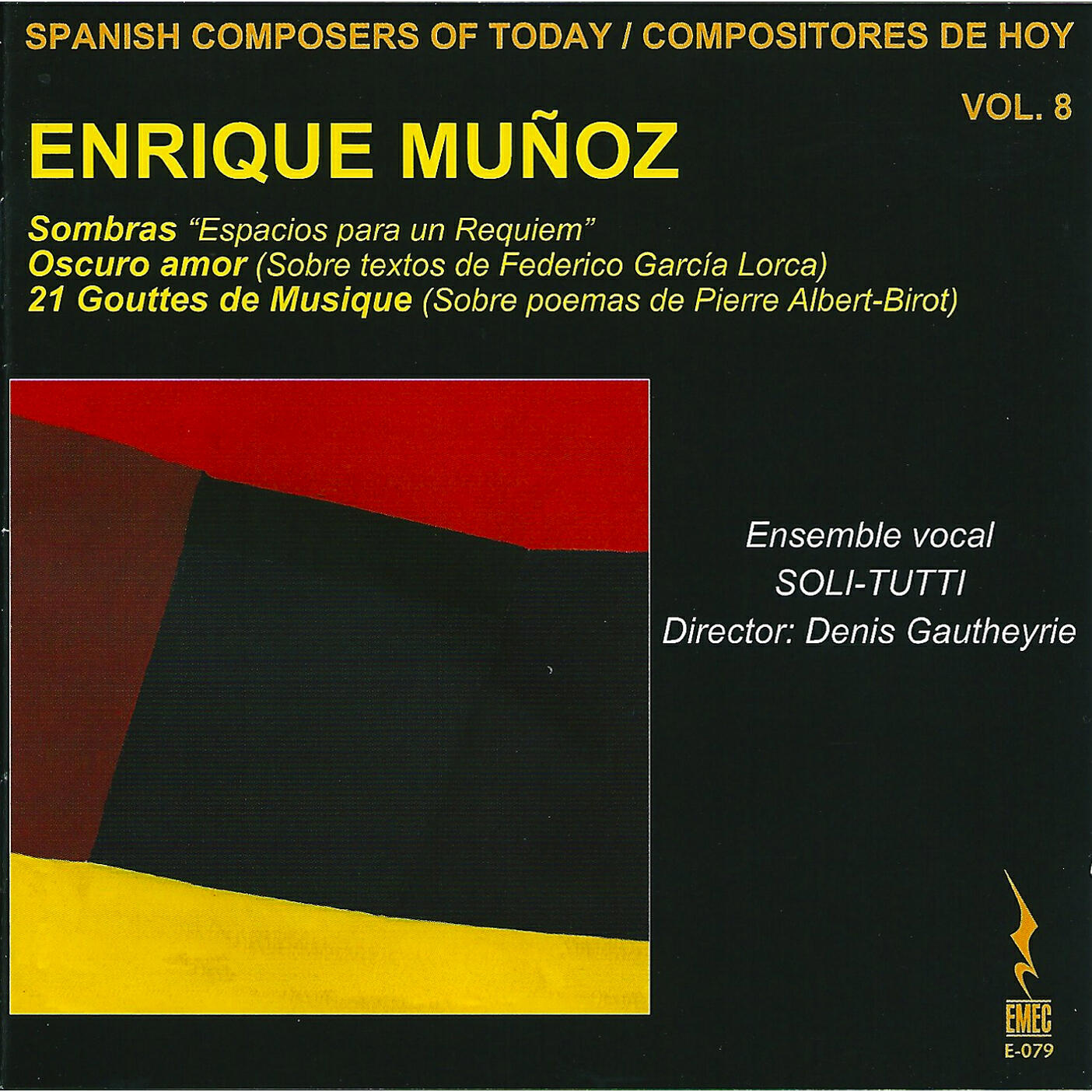 Релиз Spanish Composers of Today, Vol. 8 - Enrique Munoz
