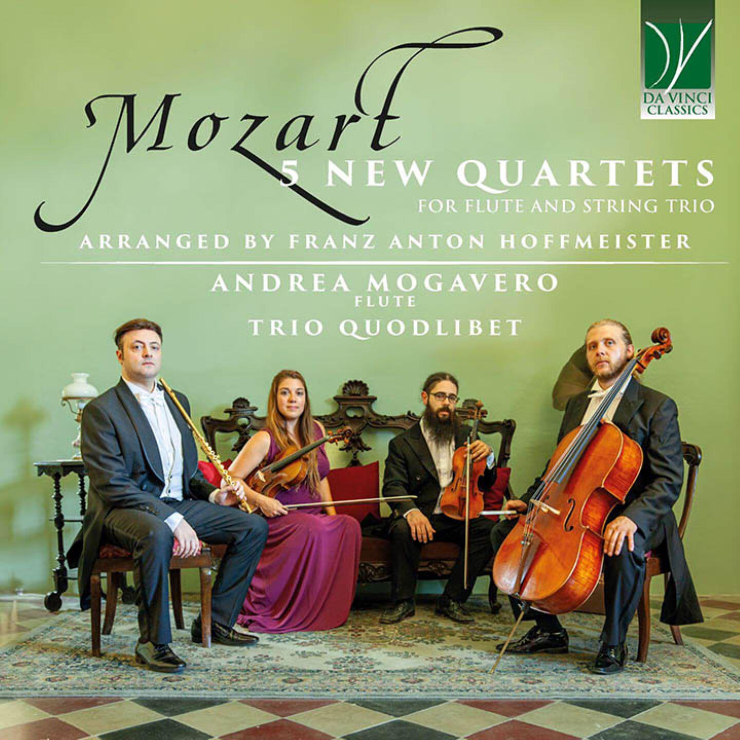 Релиз Wolfgang Amadeus Mozart: 5 New Quartets for Flute and String Trio