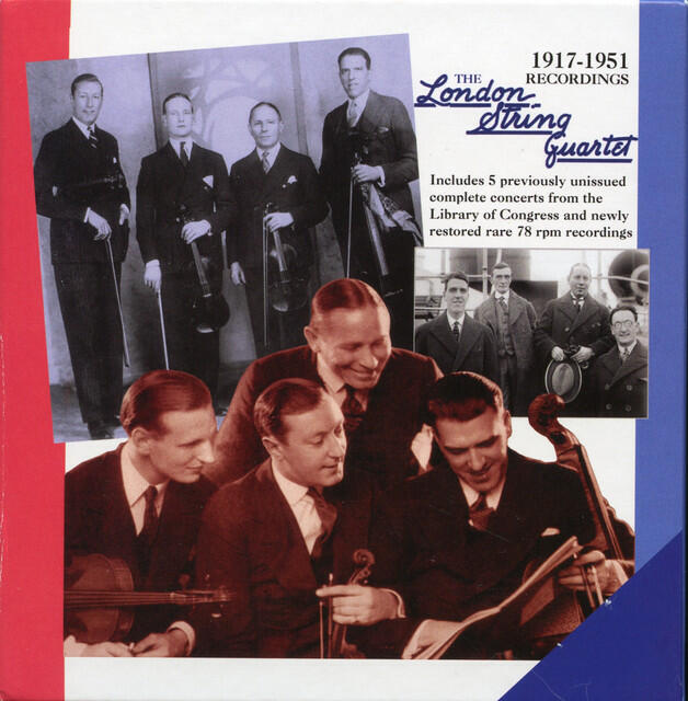 Релиз The London String Quartet: 1917-1951 Recordings