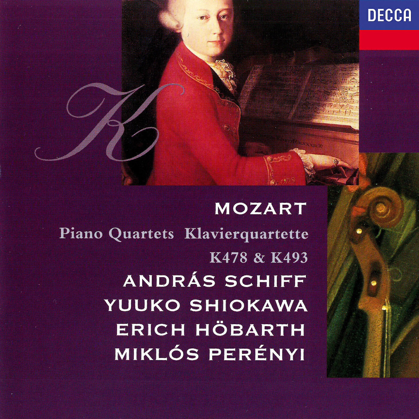 Релиз Mozart: Piano Quartets Nos. 1 & 2
