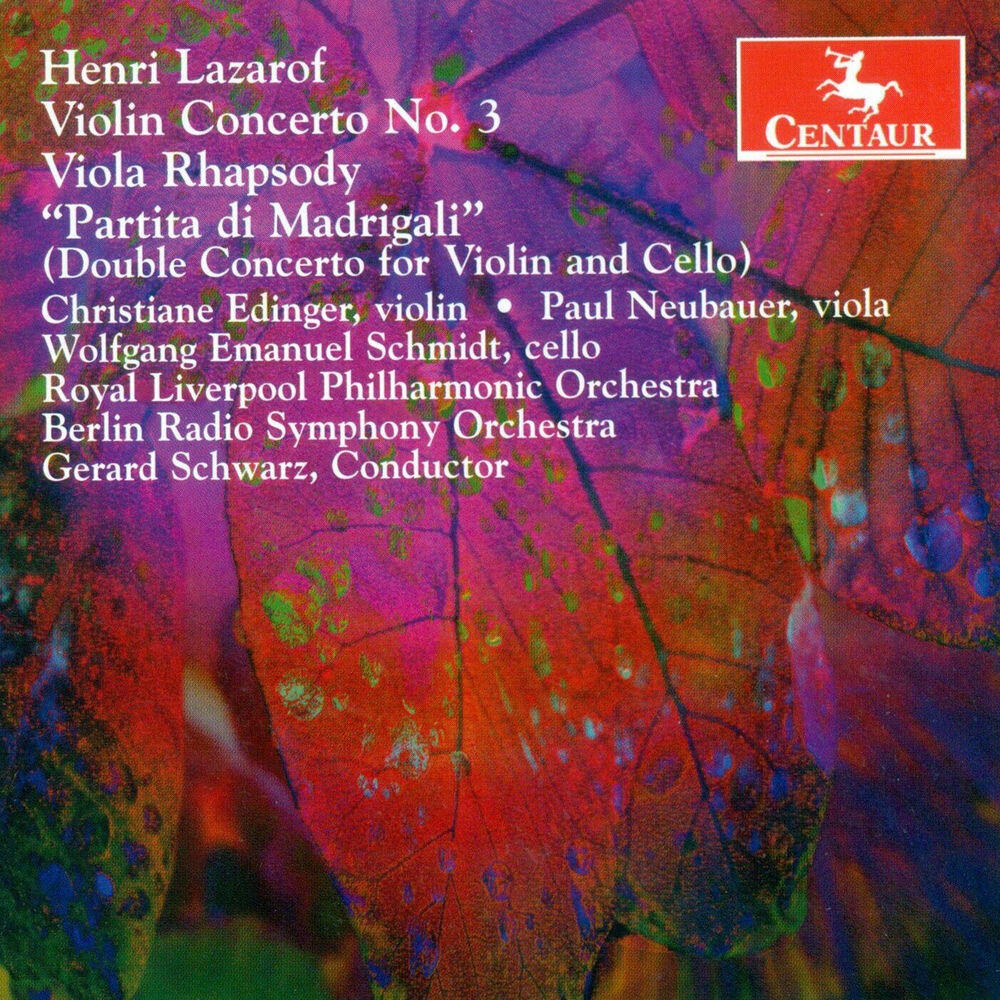 Релиз Lazarof, H.: Violin Concerto / Viola Rhapsody / Partita Di Madrigali