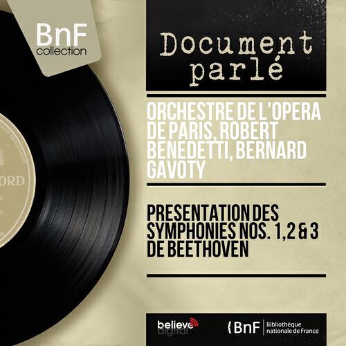 Релиз Présentation des symphonies Nos. 1, 2 & 3 de Beethoven (Mono version)