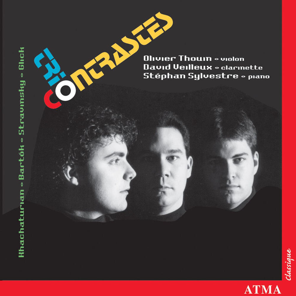 Релиз Trio Contrastes: Khachaturian, Bartók, Stravinsky, Glick