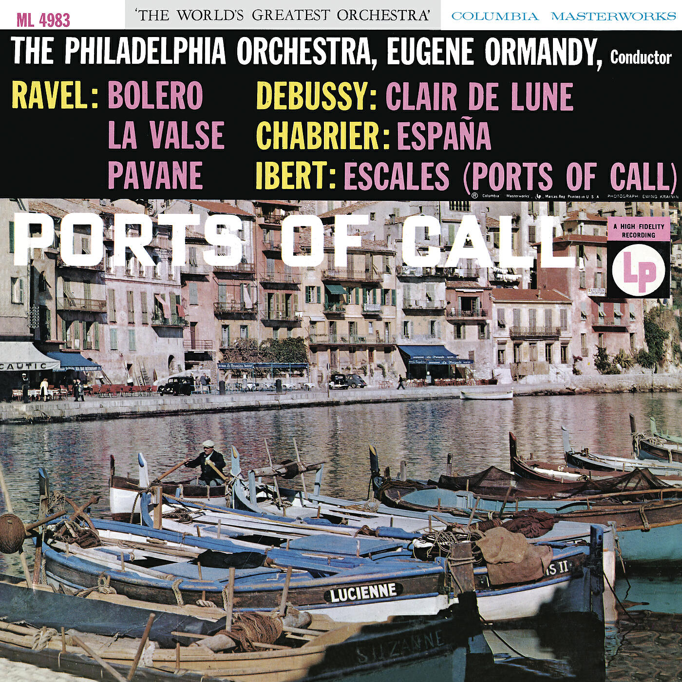Релиз Ravel: Boléro & La Valse - Ibert: Escales - Debussy: Clair de lune - Chabrier: España (Remastered)